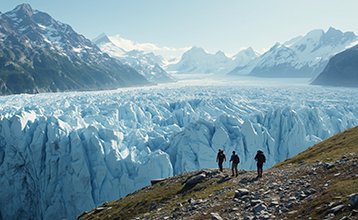 Aletsch Glacier panoramic view